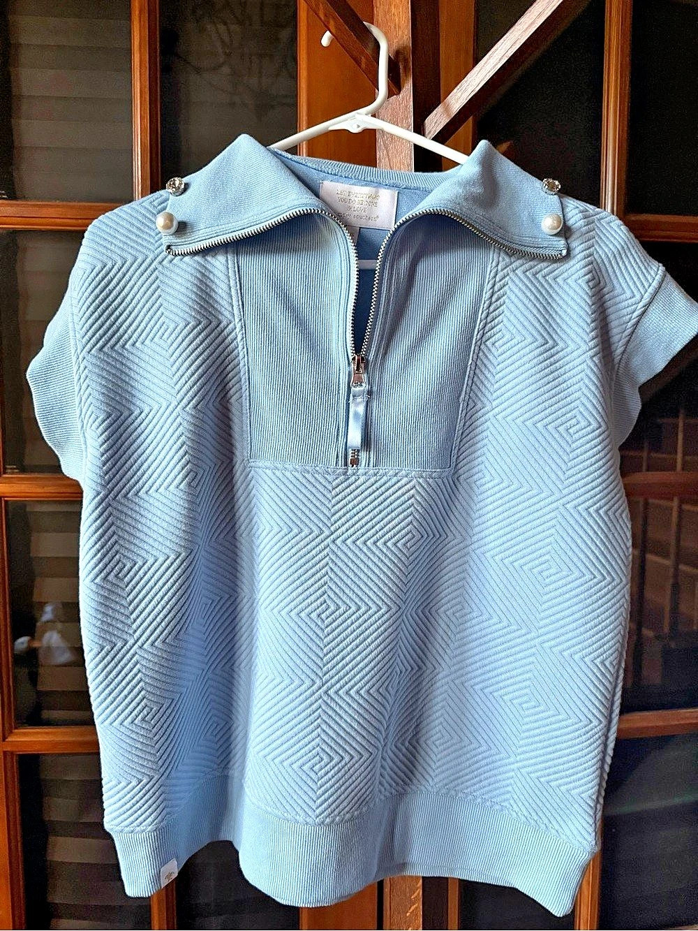 Simply Southern Quilted Quarter Zip Short Sleeve